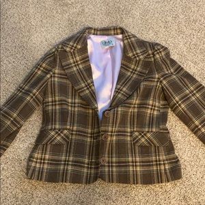 Juicy Couture plaid jacket